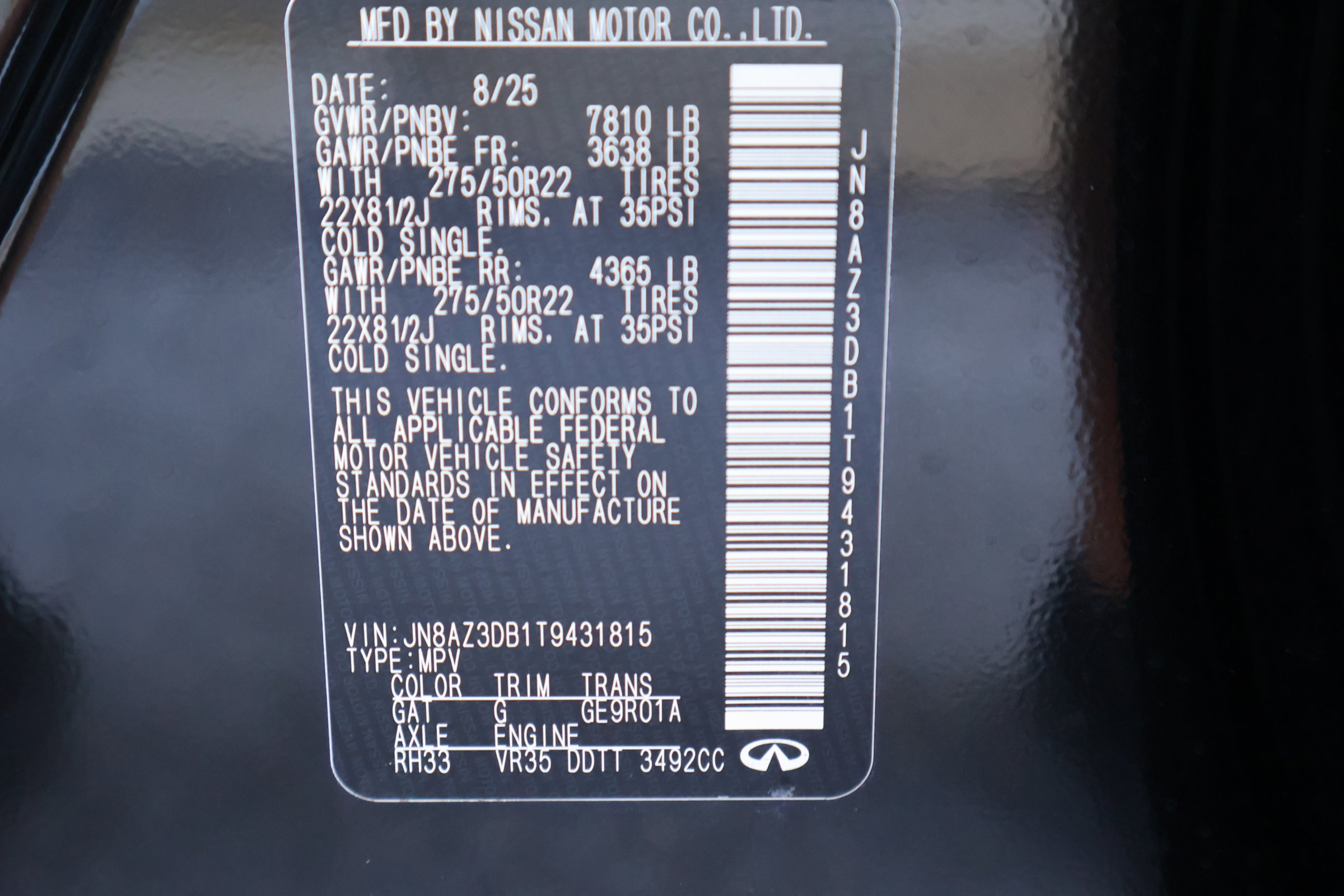 New 2026 INFINITI QX80 4WD image 31