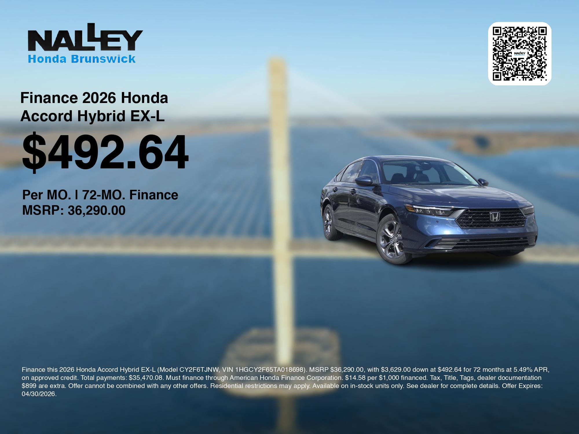 New 2026 Honda Accord EX-L image 7