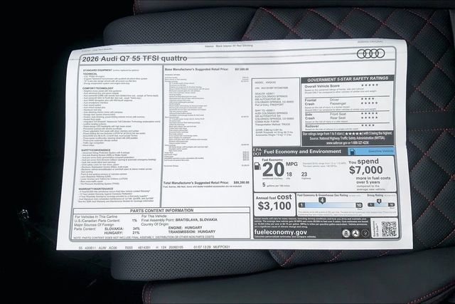 New 2026 Audi Q7 3.0T Prestige image 13