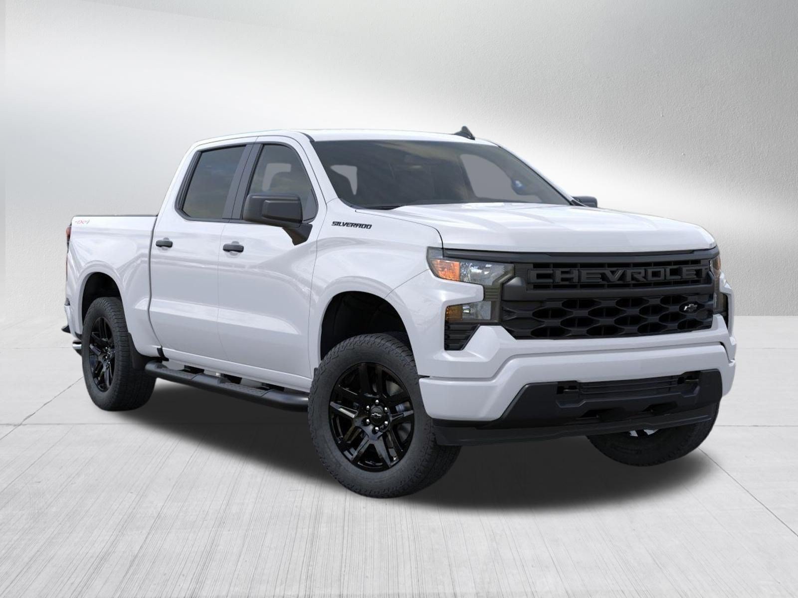 New 2026 Chevrolet Silverado 1500 Custom w/ Turbomax Blackout Package AWD/4WD image 8