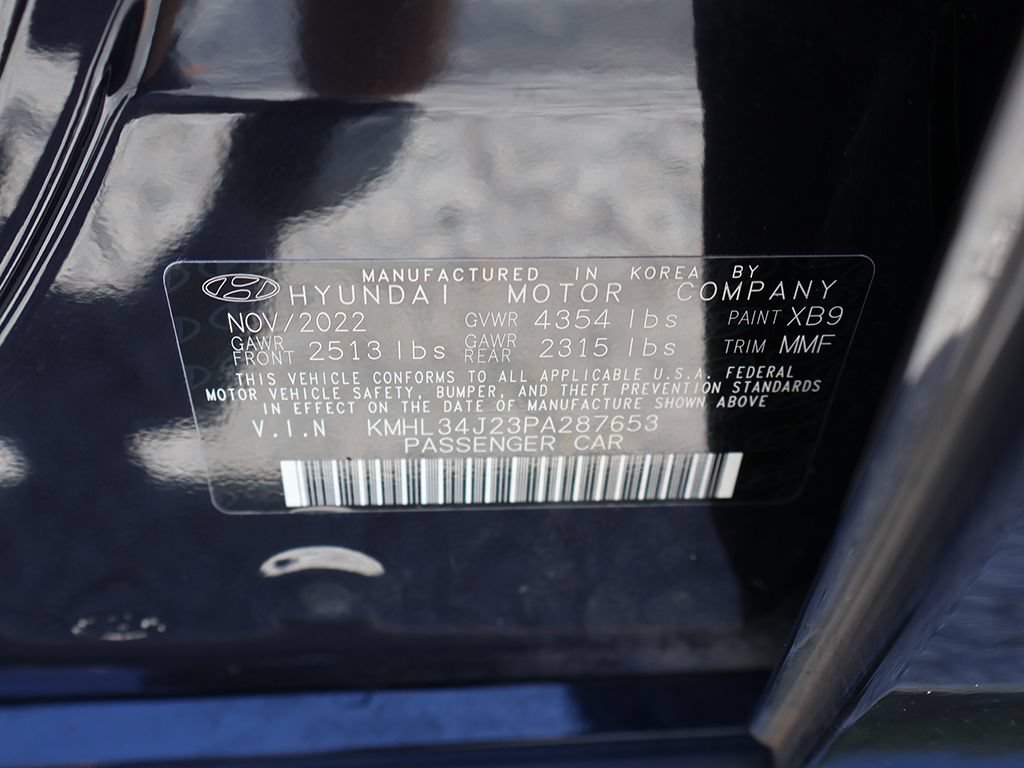 Used 2023 Hyundai Sonata Limited w/ Cargo Package FWD image 52