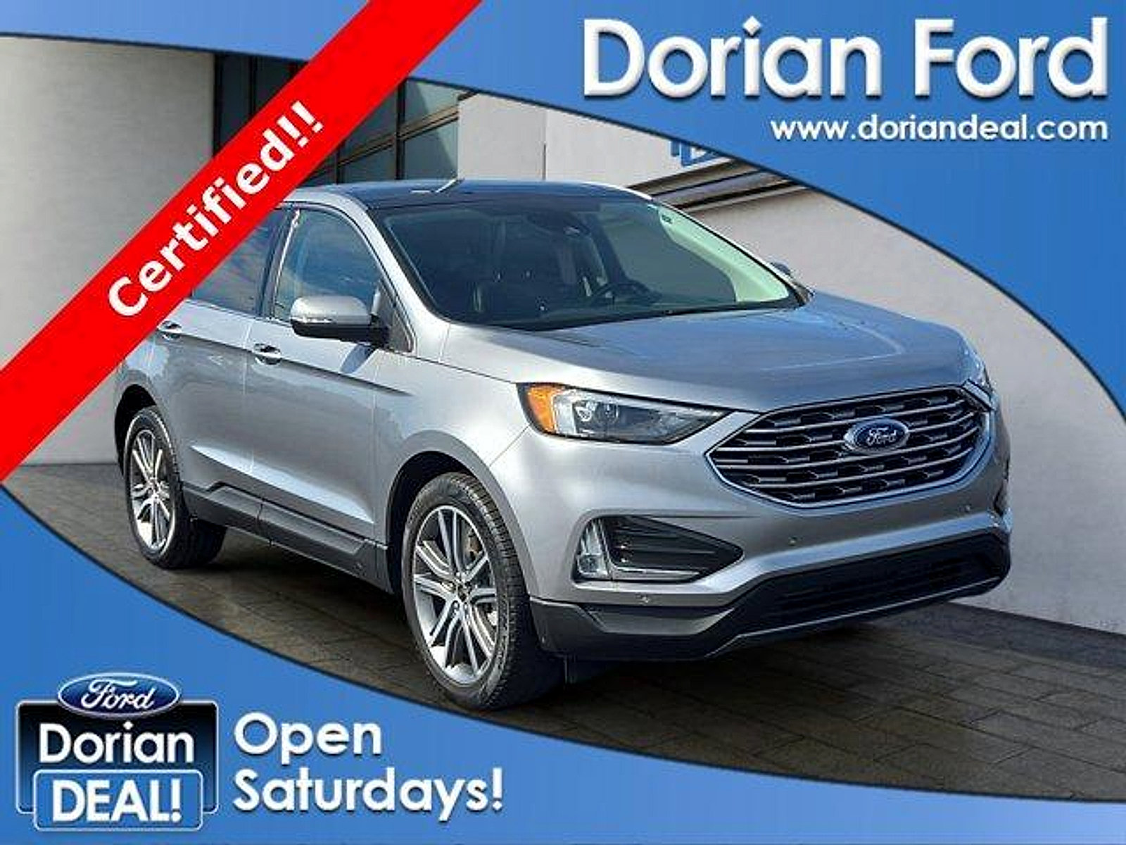 Certified 2023 Ford Edge Titanium w/ Class II Trailer Tow Package