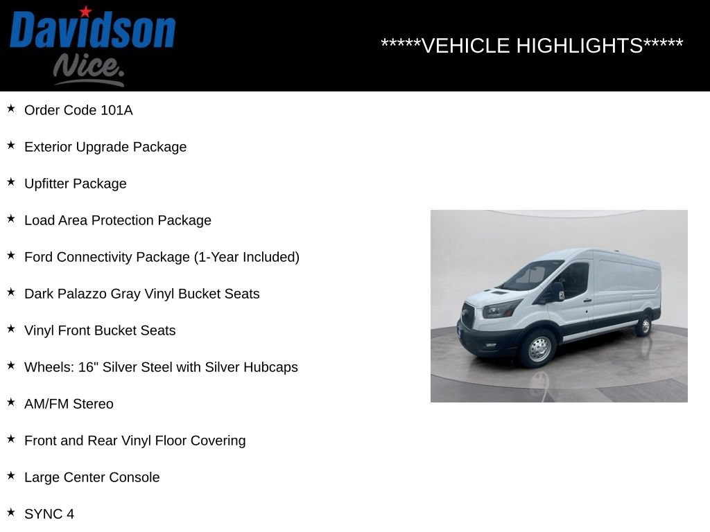 New 2026 Ford Transit 250 148 Medium Roof Extended AWD w/ Upfitter Package image 4