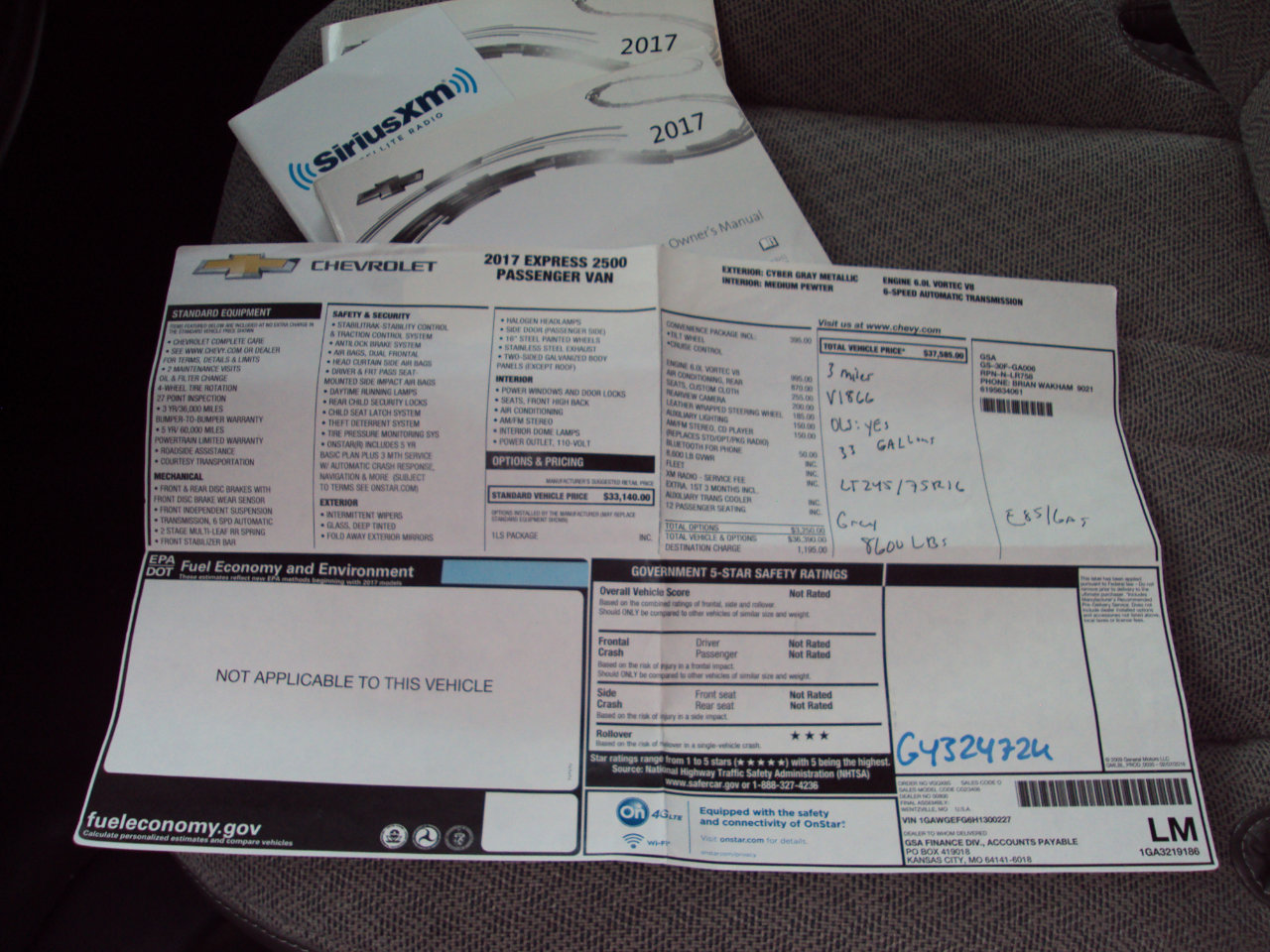 Used 2017 Chevrolet Express 2500 LS image 24