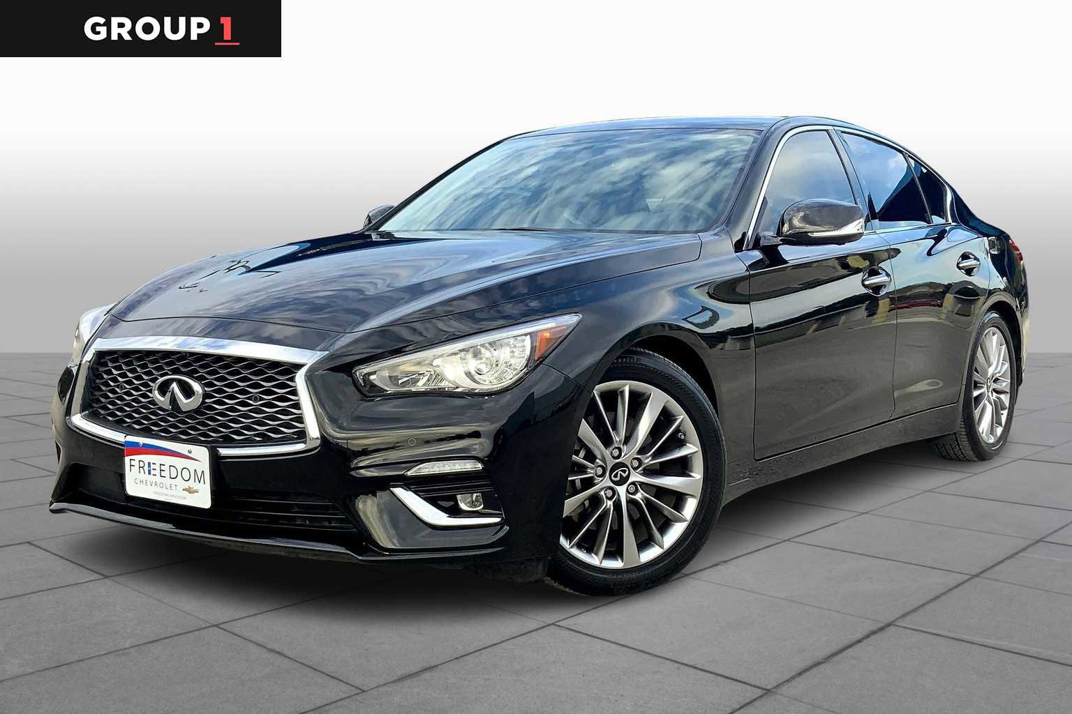 Used 2023 INFINITI Q50 Luxe w/ Cargo Package