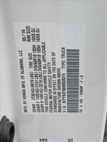 Used 2019 Honda Ridgeline RTL image 25