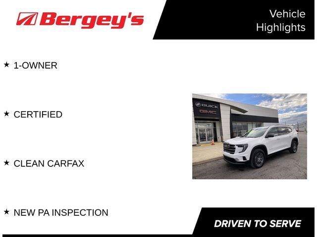 Certified 2025 GMC Acadia Elevation image 4