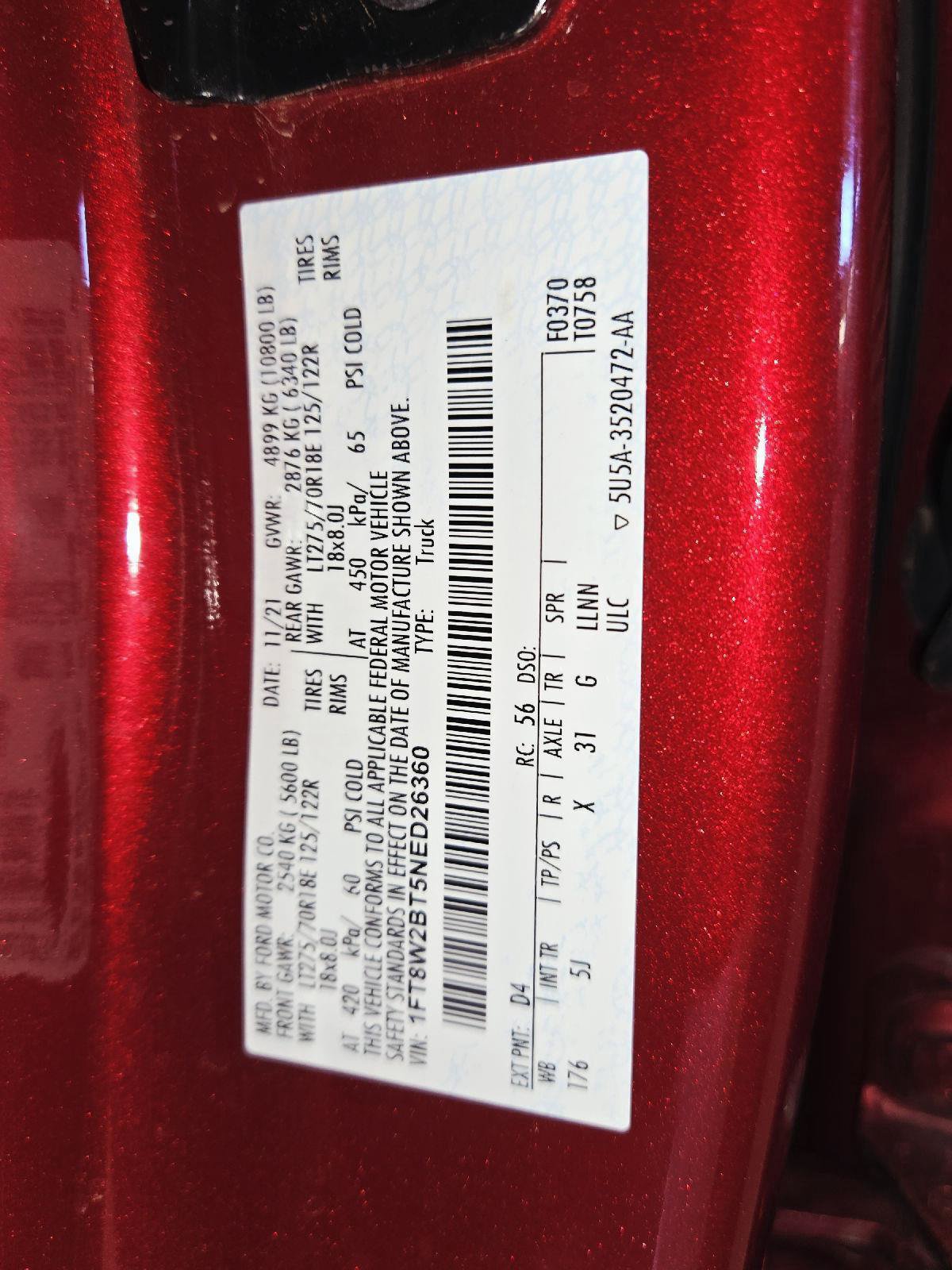 Certified 2022 Ford F250 Lariat AWD/4WD image 52