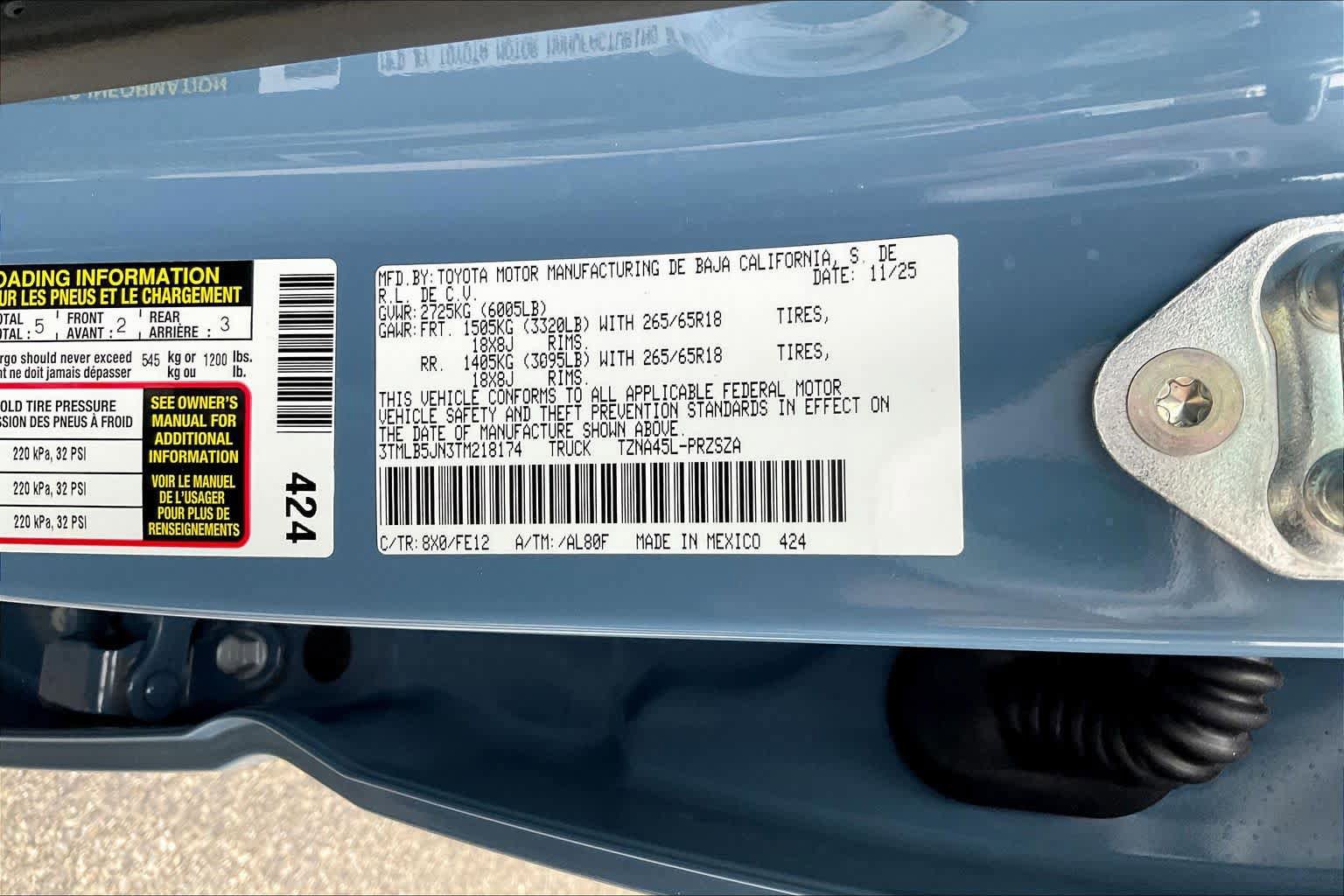 Used 2026 Toyota Tacoma TRD Sport AWD/4WD image 32