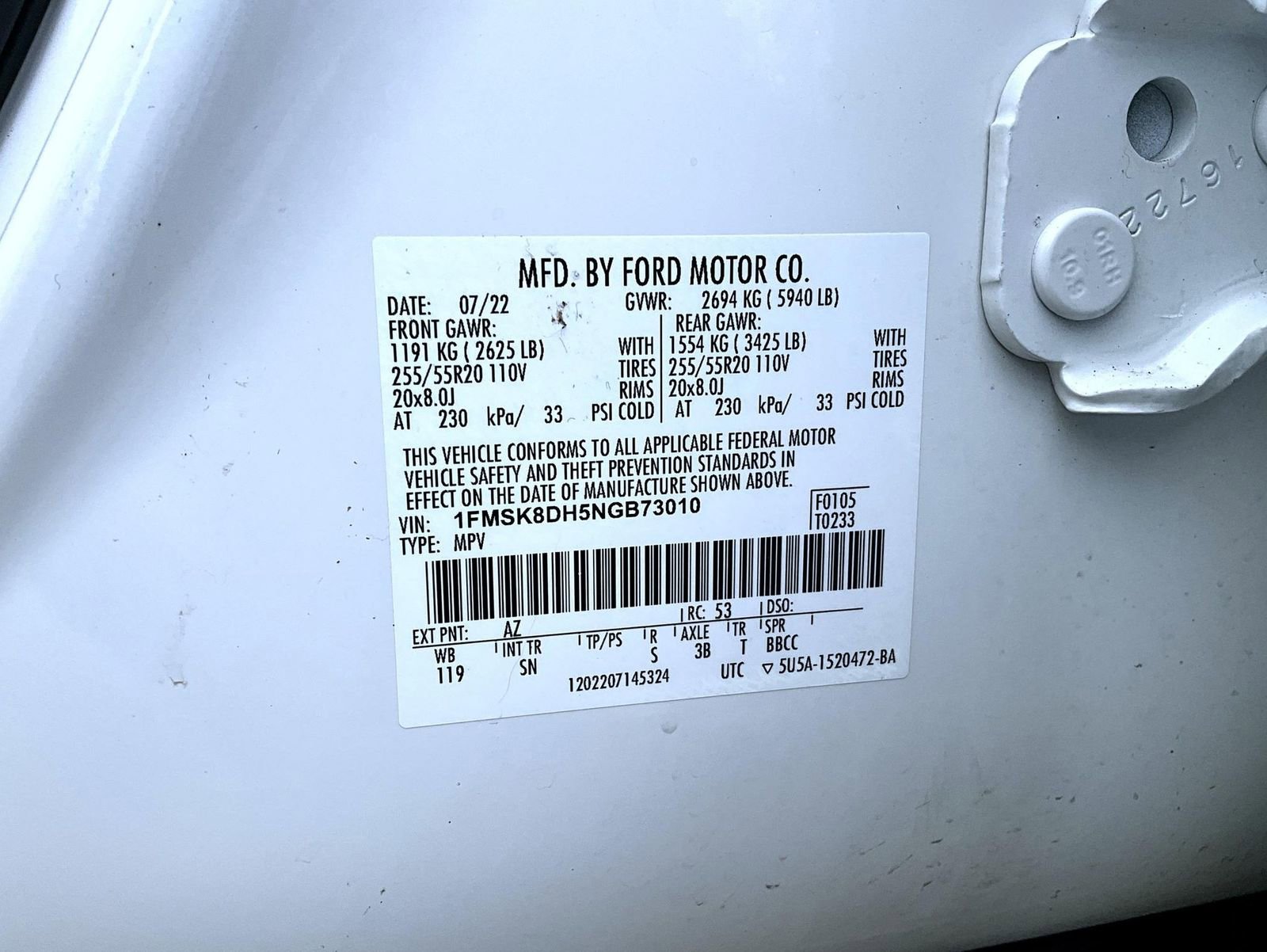 Used 2022 Ford Explorer XLT w/ Equipment Group 202A image 31