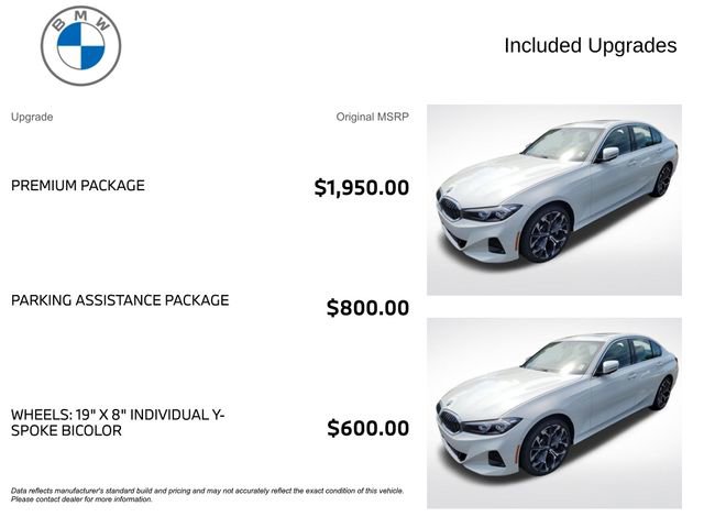 Used 2026 BMW 330i xDrive Sedan w/ Premium Package AWD/4WD image 3