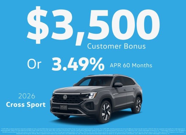 New 2026 Volkswagen Atlas Cross Sport SEL R-Line AWD/4WD image 3