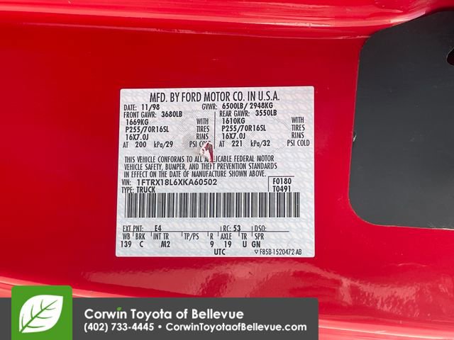 Used 1999 Ford F150 XLT image 16