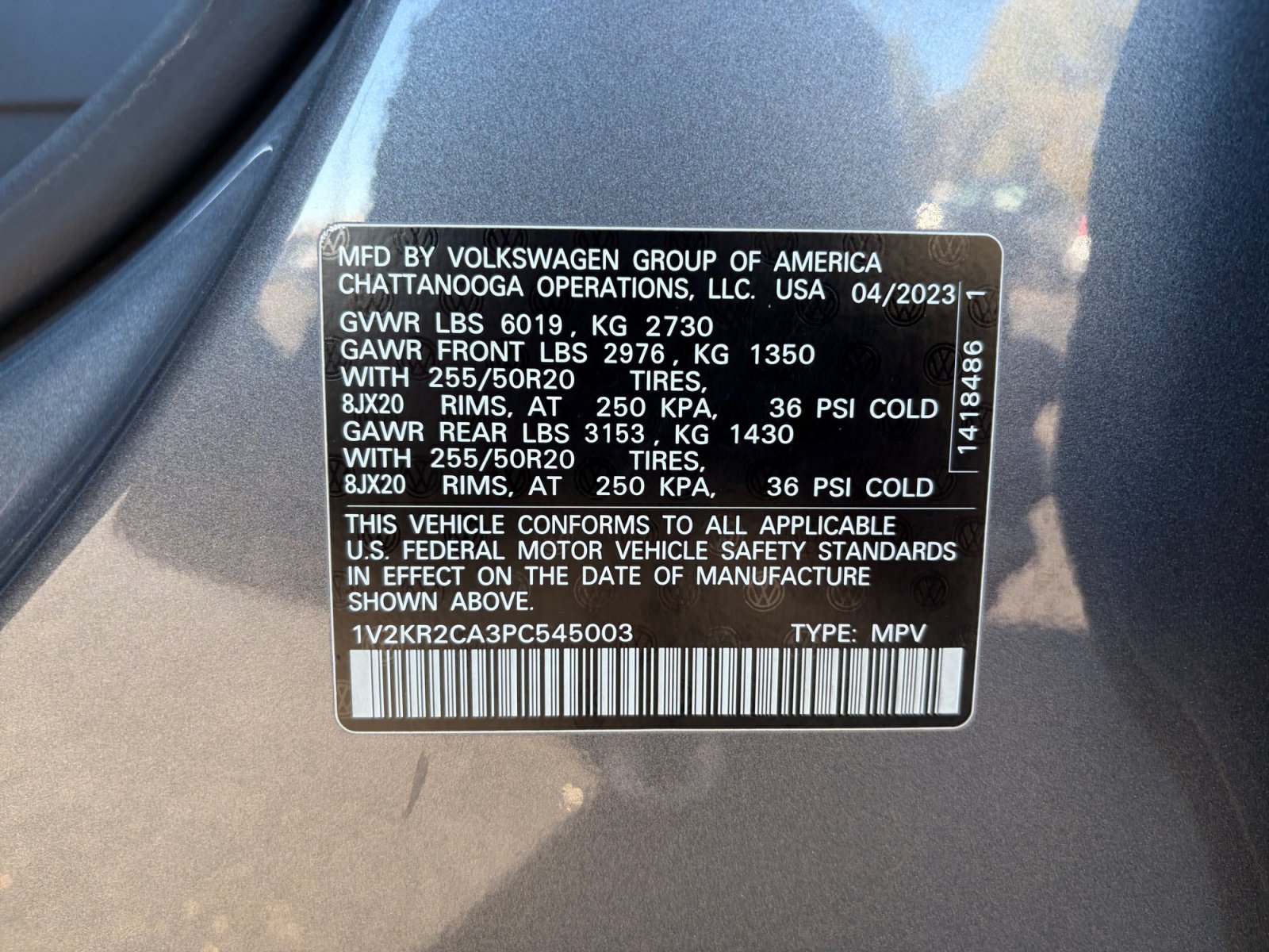 Used 2023 Volkswagen Atlas SE w/ Panoramic Sunroof Package AWD/4WD image 25