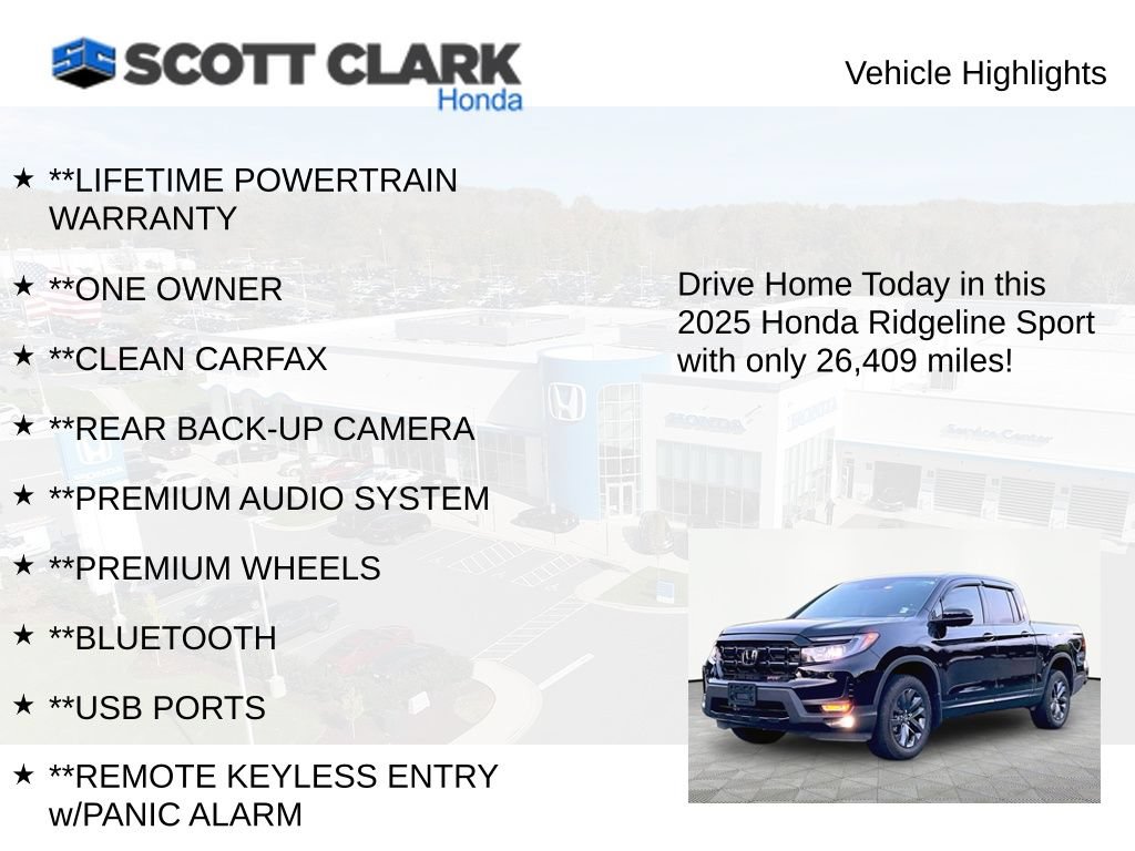 Used 2025 Honda Ridgeline Sport image 11
