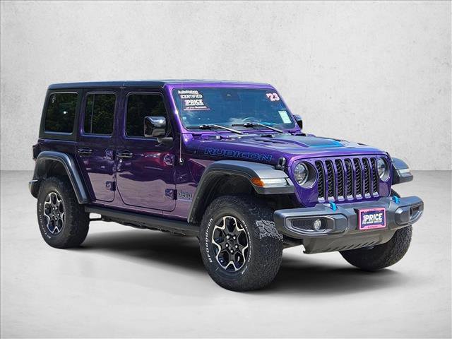 Used 2023 Jeep Wrangler Unlimited Rubicon 4xe w/ Safety Group AWD/4WD image 3