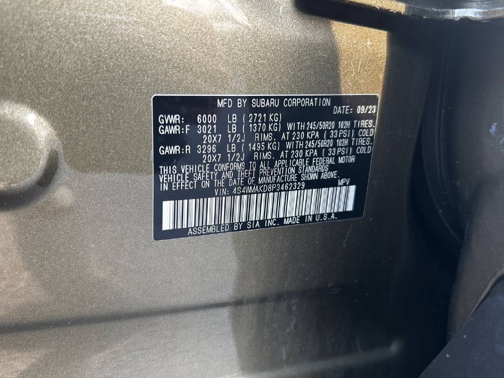 Used 2023 Subaru Ascent Onyx Edition Limited AWD/4WD image 35