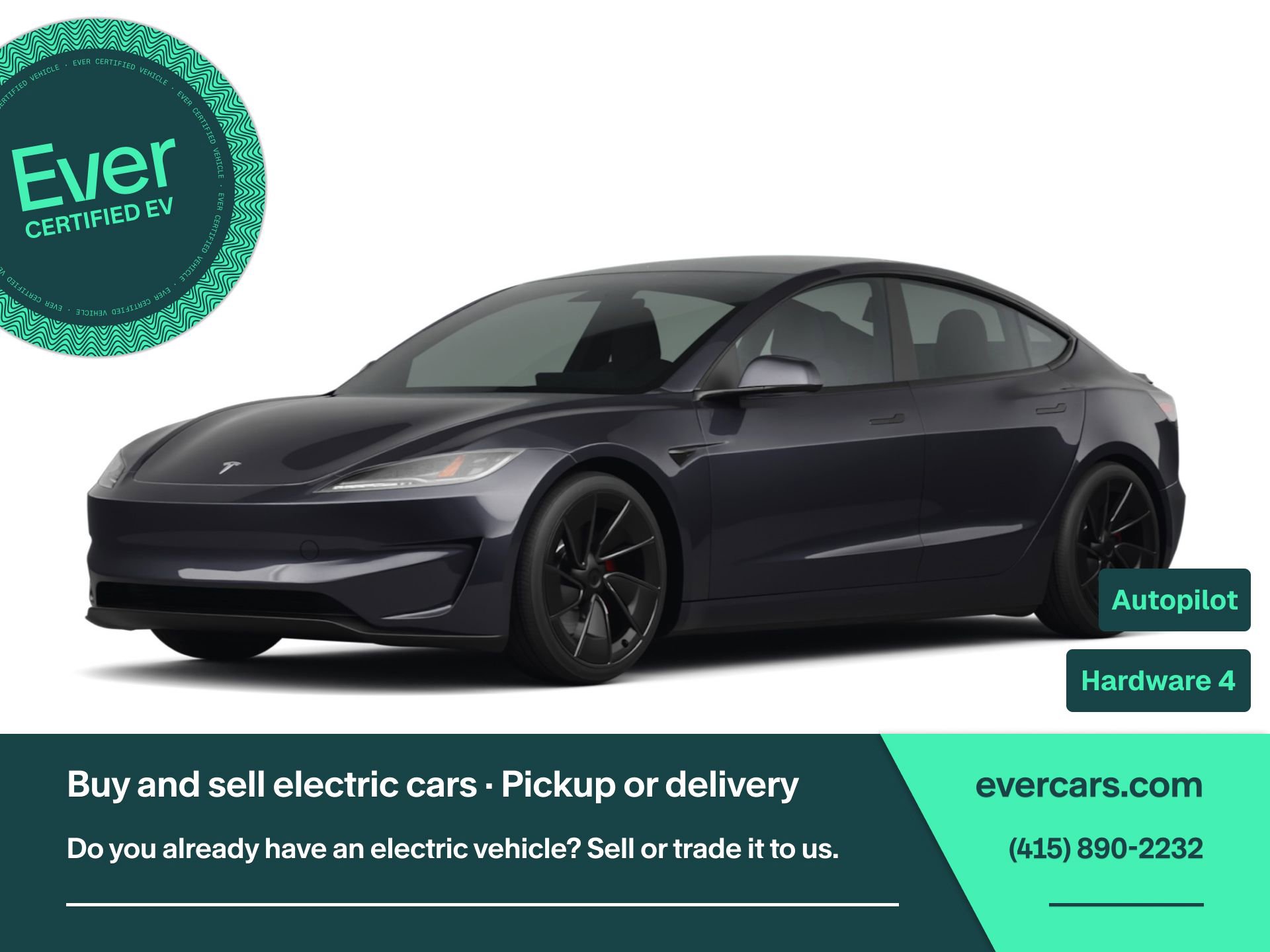 Used 2025 Tesla Model 3 Performance AWD/4WD image 1