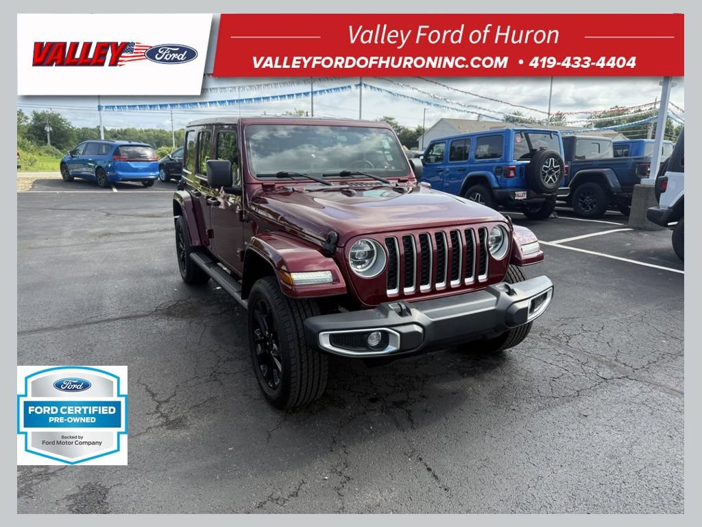 Used 2021 Jeep Wrangler Unlimited Sahara w/ Cold Weather Group AWD/4WD 360° Tour