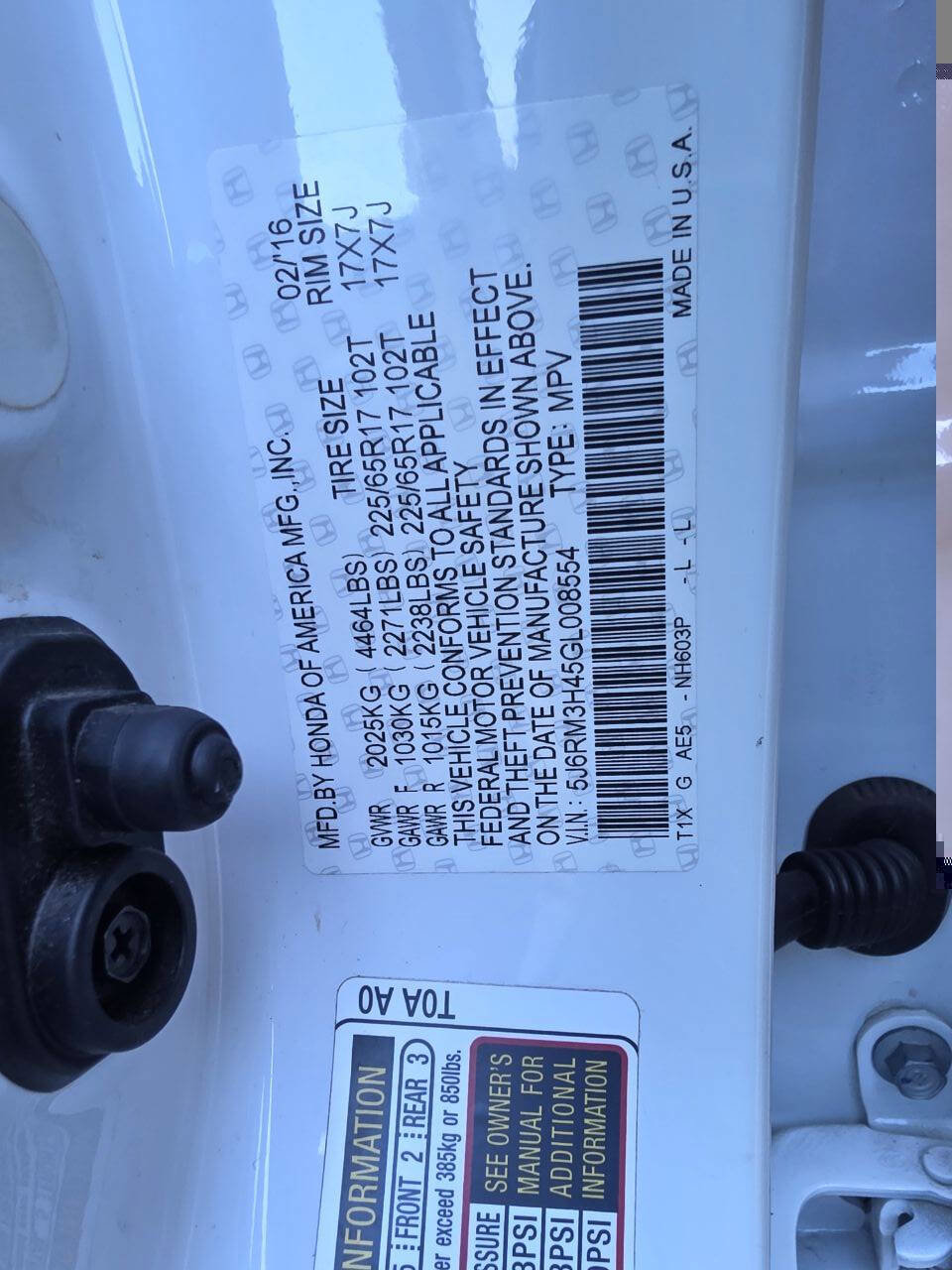 Used 2016 Honda CR-V SE image 16