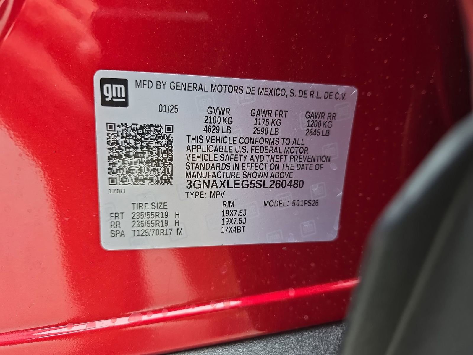 Used 2025 Chevrolet Equinox RS image 34