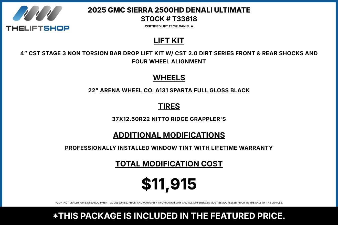 Used 2025 GMC Sierra 2500 Denali Ultimate AWD/4WD image 2