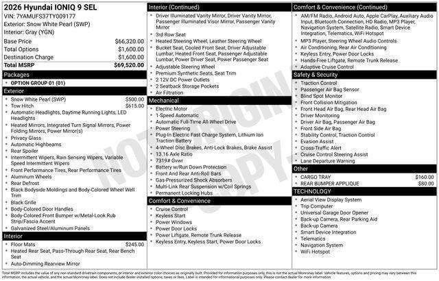 New 2026 Hyundai Ioniq 9 SEL image 31