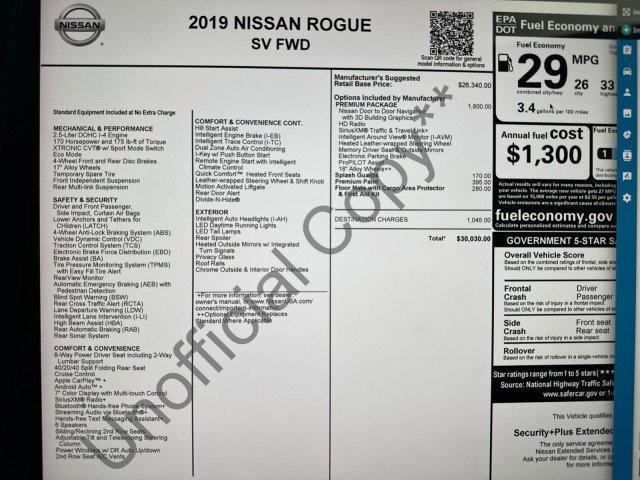Used 2019 Nissan Rogue SV w/ Premium Package image 27
