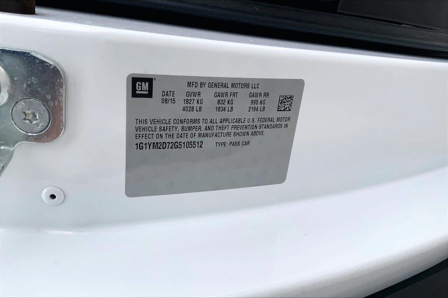 Used 2016 Chevrolet Corvette Stingray Coupe w/ 3LT Preferred Equipment Group RWD image 19