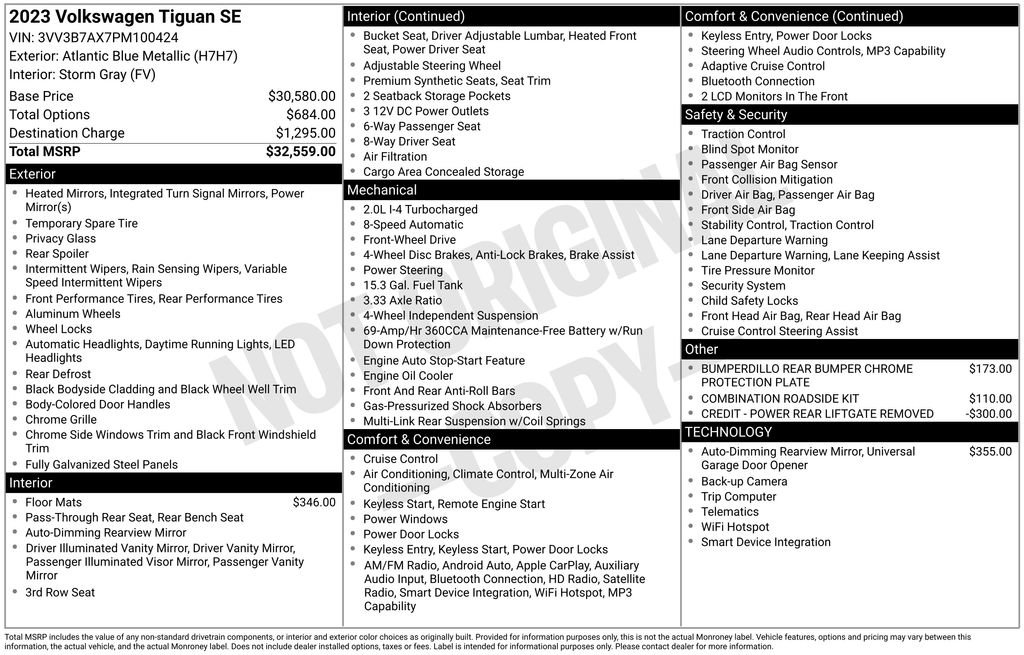 Certified 2023 Volkswagen Tiguan SE FWD image 41
