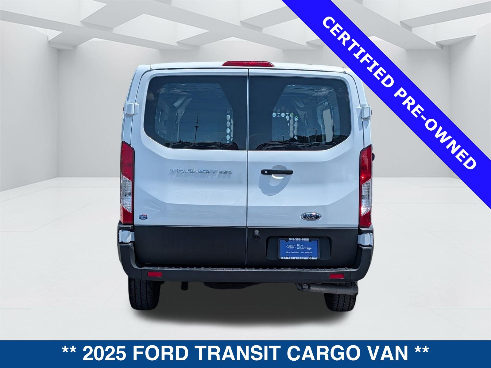 Certified 2025 Ford Transit 250 Low Roof w/ Exterior Upgrade Package RWD image 5
