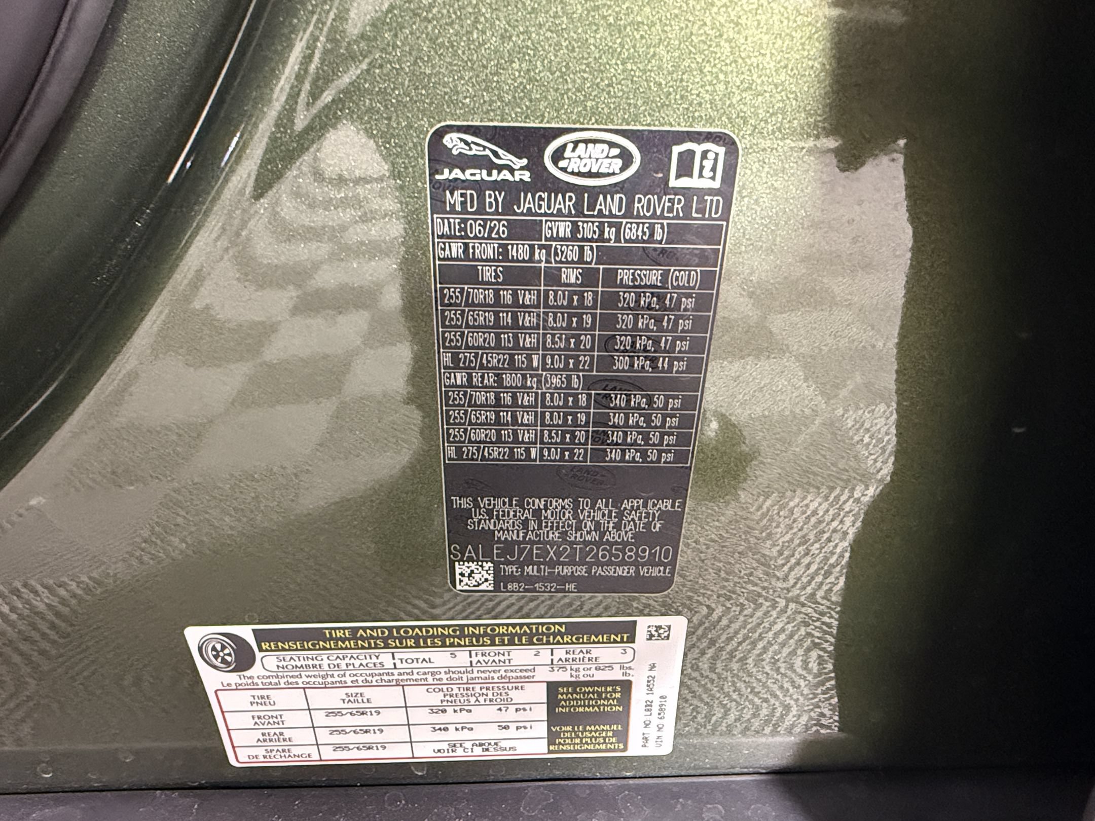New 2026 Land Rover Defender 110 S AWD/4WD image 25