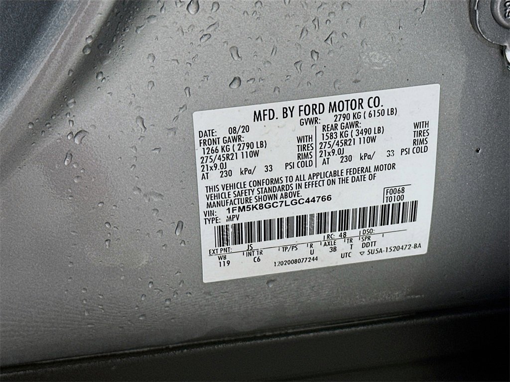 Used 2020 Ford Explorer ST w/ ST Street Pack image 32