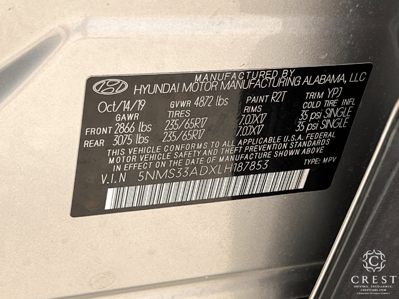 Used 2020 Hyundai Santa Fe SEL FWD image 30
