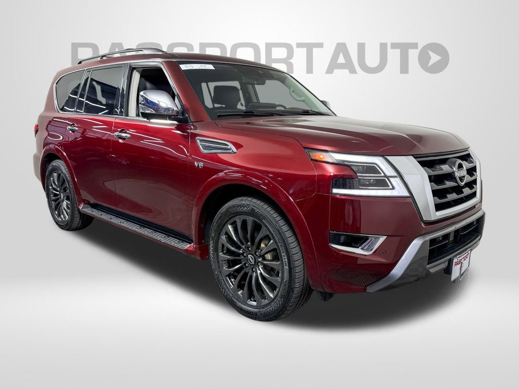 Certified 2021 Nissan Armada Platinum w/ Captain's Chairs Package image 5