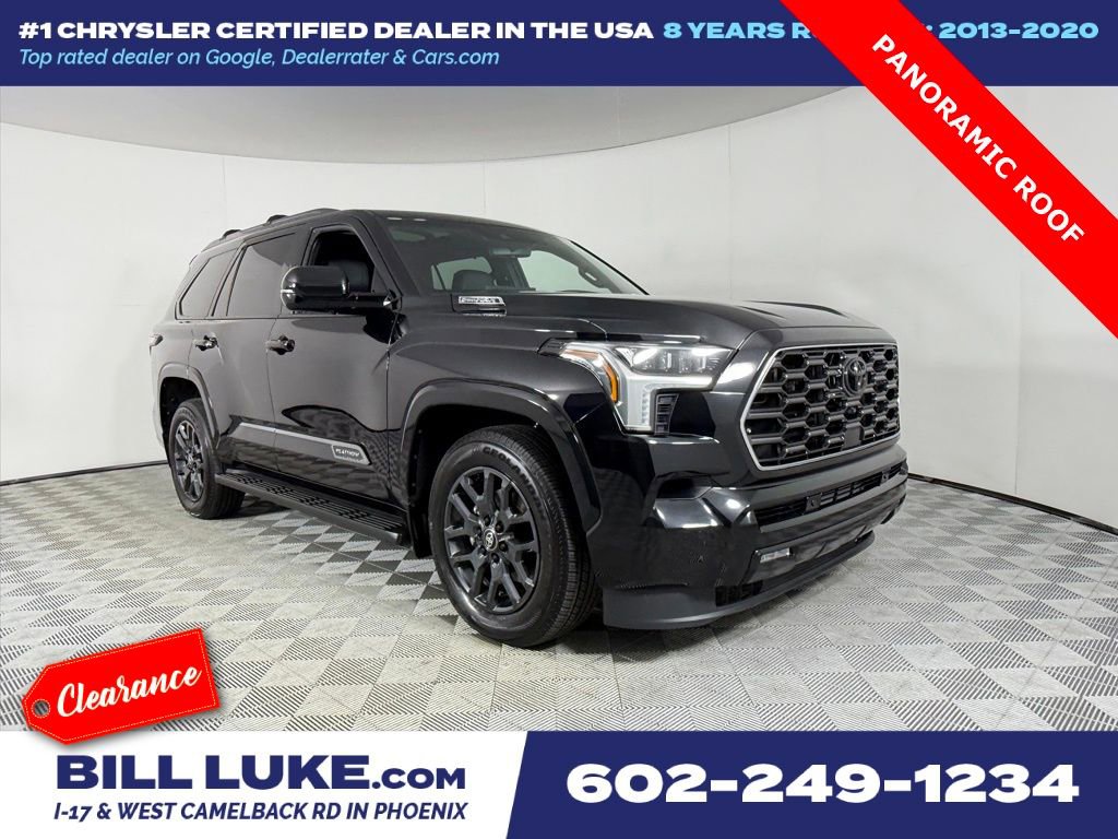 Used 2025 Toyota Sequoia Platinum AWD/4WD image 1