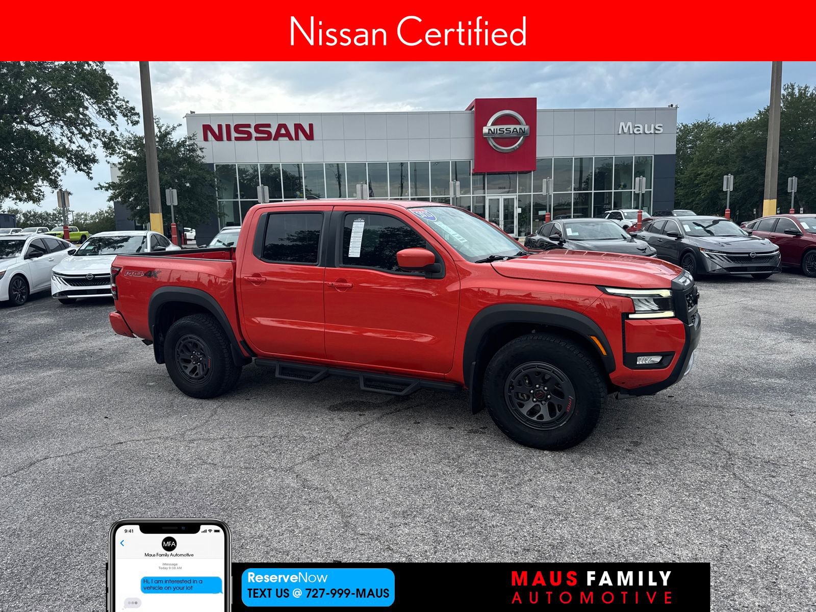 Certified 2025 Nissan Frontier PRO-4X AWD/4WD image 1