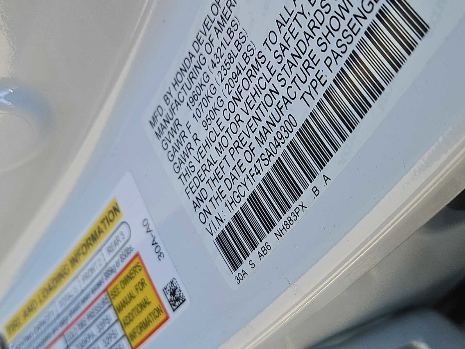 Certified 2025 Honda Accord SE image 13