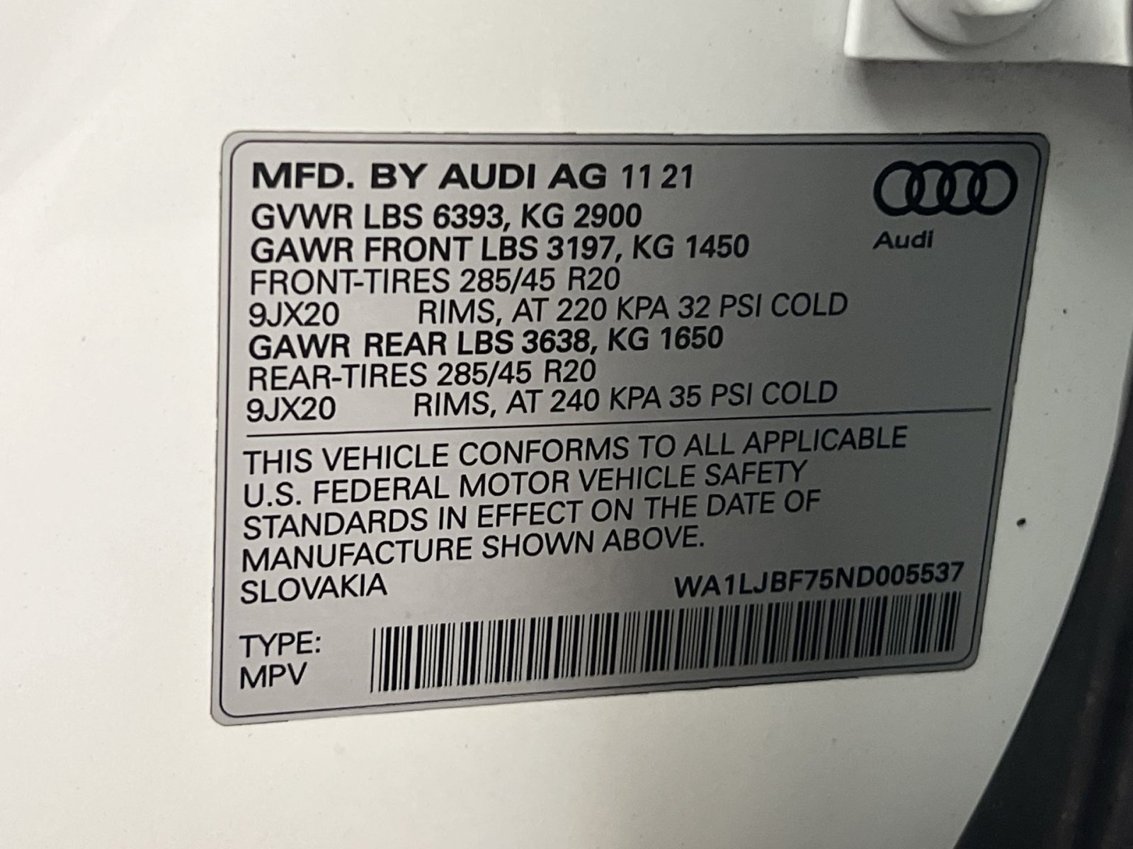 Used 2022 Audi Q7 2.0T Premium Plus w/ Premium Plus Package AWD/4WD image 32