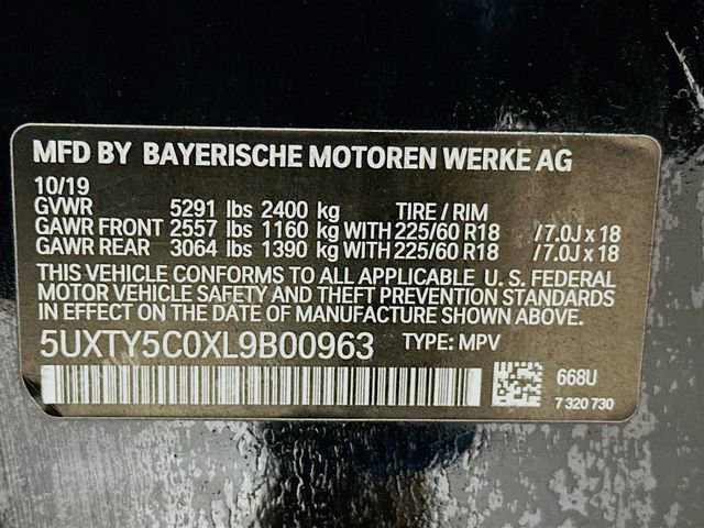 Used 2020 BMW X3 xDrive30i w/ Convenience Package image 32