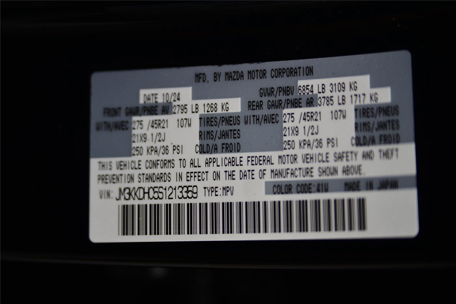 Used 2025 MAZDA CX-90 3.3 Turbo S w/ Premium Package AWD/4WD image 37