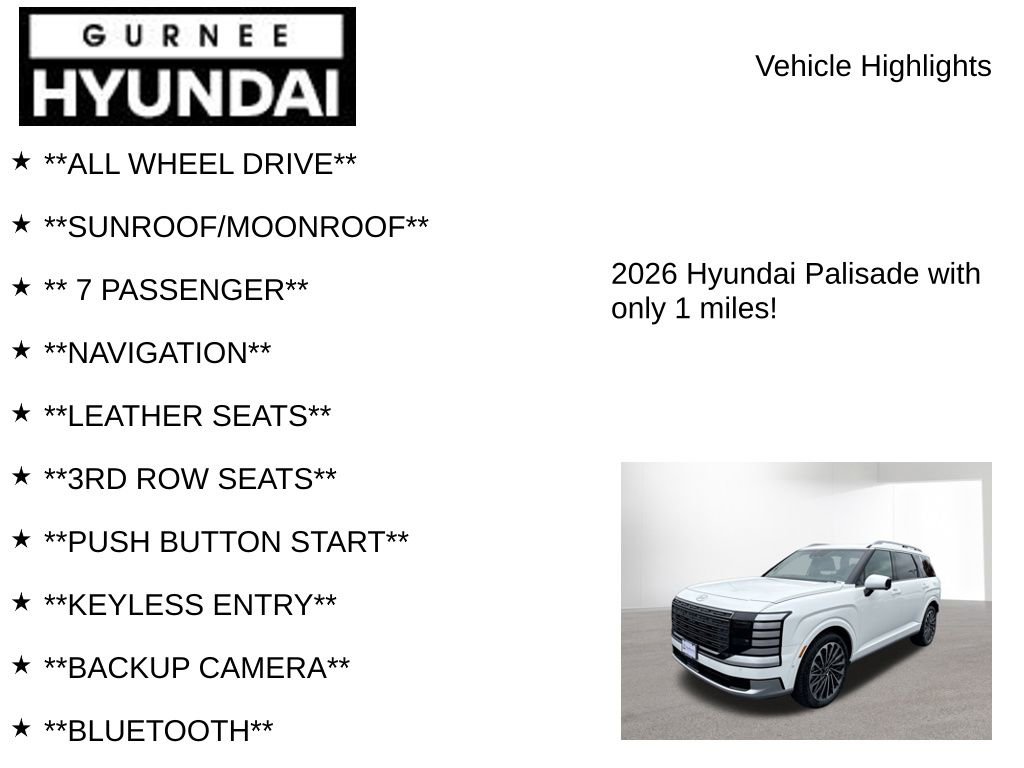 New 2026 Hyundai Palisade Calligraphy image 8