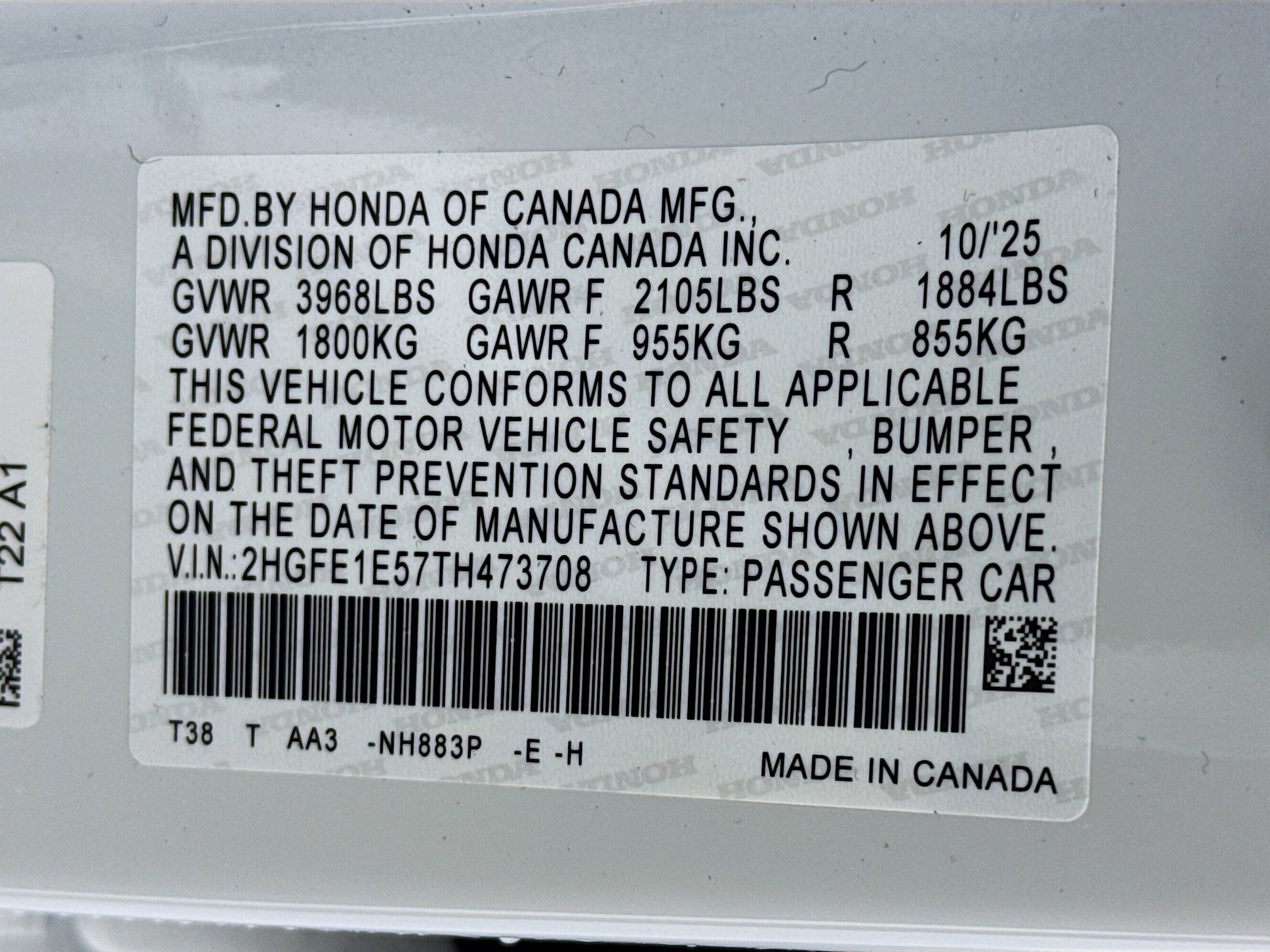 New 2026 Honda Civic Si image 33