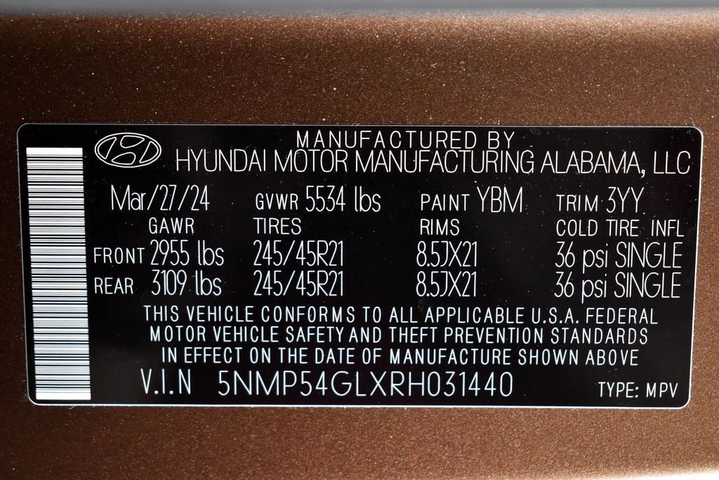 Used 2024 Hyundai Santa Fe Calligraphy image 15