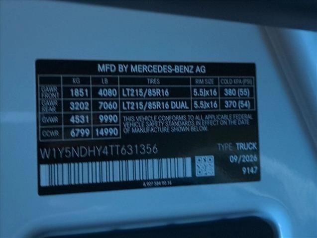 New 2026 Mercedes-Benz Sprinter 3500 image 17
