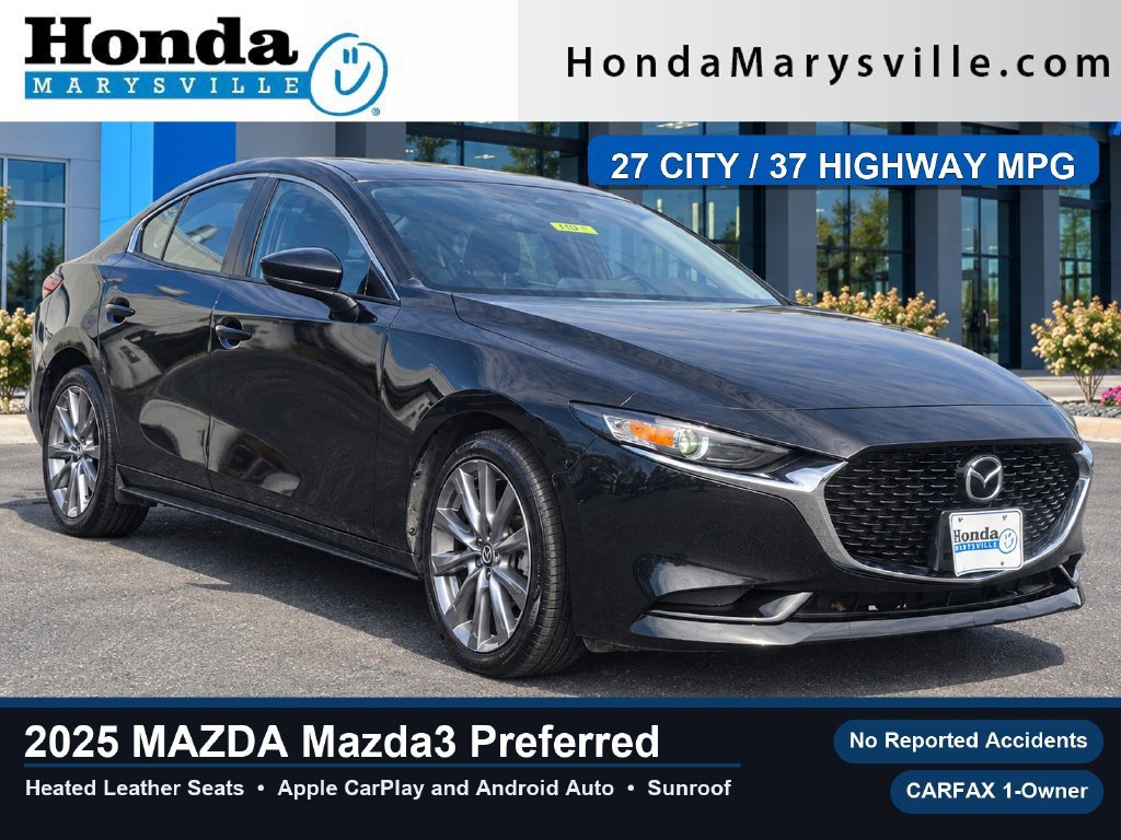 Used 2025 MAZDA MAZDA3 s