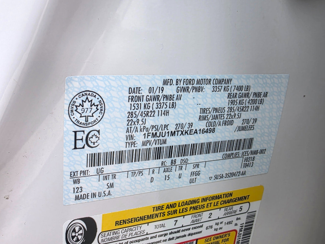 Used 2019 Ford Expedition Platinum image 34