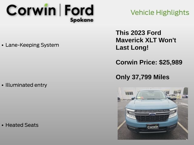 Used 2023 Ford Maverick XLT w/ Equipment Group 300A Standard image 14