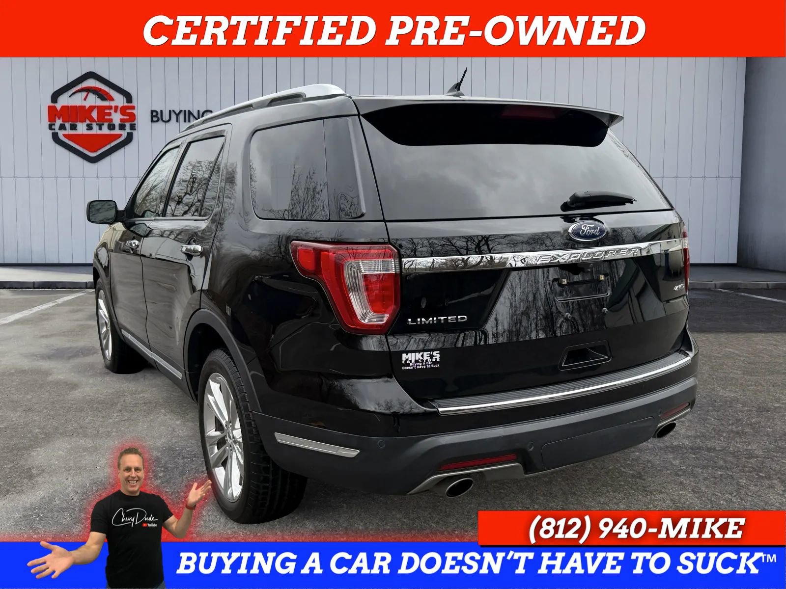 Used 2019 Ford Explorer Limited w/ Ford Safe & Smart Package image 3