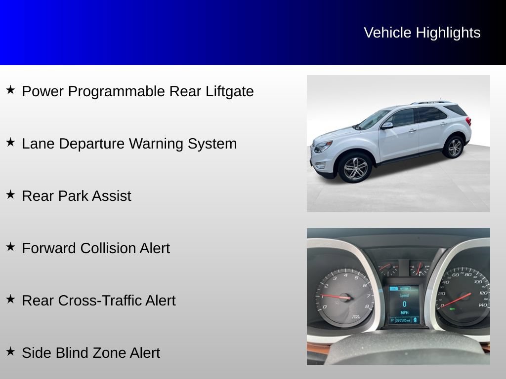 Used 2017 Chevrolet Equinox Premier w/ Enhanced Convenience Package AWD/4WD image 16